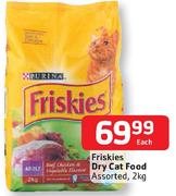 Friskies Dry Cat Food Assorted-2Kg Each