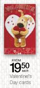 Valentine's Day Cards-Each