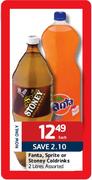 Fanta, Sprite Or Stoney Coldrinks Assorted-2L Each