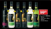 Obikwa Shiraz, Sauvignon Blanc, Merlot, Chenin Blanc-6x750ml