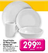 Russell Hobbs Coupe Dinner Set-16 Piece