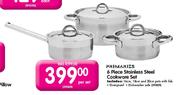 Primaries Stainless Steel Cookware Set-6 Piece
