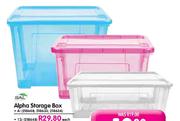 Sal Alpha Storage Box-20L Each