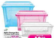 Sal Alpha Storage Box-47L Each