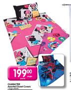 Character Duvet Covers Assorted-Single