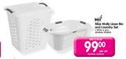 Miss Molly Linen Bin And Laundry Set