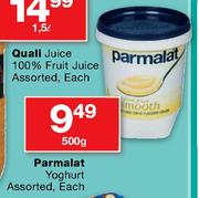 Parmalat Yoghurt Assorted-500g Each