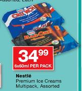 Nestle Premium Ice Creams Multipack Assorted-6x60ml Per Pack