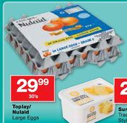 Toplay/Nulaid Large Eggs-30's