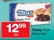 Today Pies Assorted-2's   