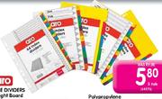 Aro Polypropylene 1 To 31 Tab-Per Pack