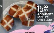 Anderson's Mini Hot Cross Buns-12's