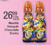 Nestle Nesquik Chocolate Bunny-120g Each