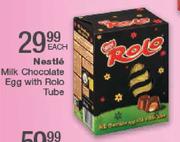 Nestle Milk Chocolate Egg With Rolo Tube-Each