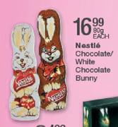 Nestle Chocolate/White Chocolate Bunny-80g Each