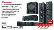 Pioneer 5.1 DVD Component Home Theatre System (RS33)