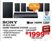Sony 3D Blu-Ray Home Theatre System (BDV-E190) 