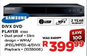 Samsung DiVX DVD Player (E360)