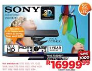 SONY 55" FHD 3D LED TV(S490 3D)