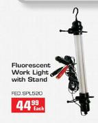 Fluorescent Work Light With Stand Each