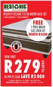 Restonic Regency Deluxe Queen Base Set-152cm