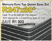 King Koil Mercury Top Queen Base Set