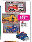 Surfer Van Vehicle, Offroad Vehicle, Tow Truck Vehicle, Fire Brigade Vehicle Or Rescue Helicopter