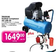 Tradeair Compressor 50Ltr with Kit-Per Kit