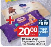 TLC Baby Wipes Fragranced