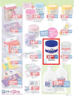 Pick n Pay : Baby Care (21 Apr - 5 May 2013), page 5