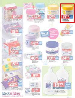 Pick n Pay : Baby Care (21 Apr - 5 May 2013), page 5