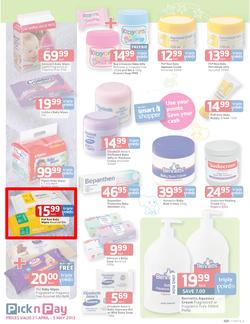 Pick n Pay : Baby Care (21 Apr - 5 May 2013), page 5