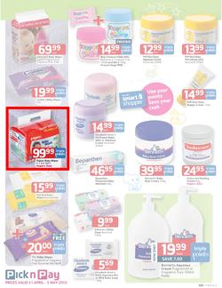 Pick n Pay : Baby Care (21 Apr - 5 May 2013), page 5