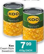 Koo Cream Style Sweet Corn-415gm