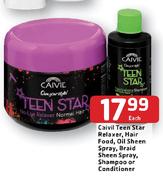Caivil Teen Star relaxer, Hair Food, Oil Sheen Spray, Braid Sheen Spray, Shampoo Or Conditioner-Each