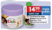 Caivil Just For Kids Relaxer Banded Pack Including 50ml Neutralising Shampoo-Per Pack