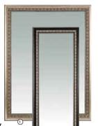 Razzmatazz Framed Hall Mirror-880 x 1180mm Each