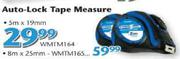 Worksman Auto-Lock Tape Measure-5MX19MM