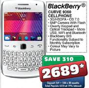 Balckberry Curve 9360 Cellphone