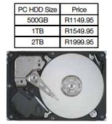 PC HDD-500GB