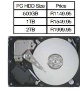 PC HDD-1TB