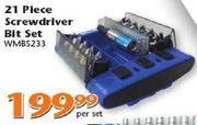 Worksman 21 Piece Screwdriver Bit Set(WMBS233)-Per Set