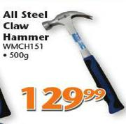 All Steel Claw Hammer(WMCH151)-500Gm