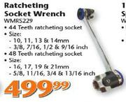 Worksman Ratcheting Socket Wrench(WMRS229)