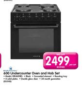Kelvinator 600 Undercounter Oven & Hob Set (KBU600BS)