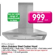 60cm Stainless Steel Cooker Hood (IDC-635S)-Each