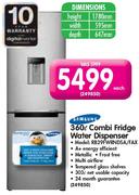 Samsung 360L Combi Fridge Water Dispenser(RB29FWRNDSA/FAX)