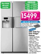 Samsung 680L Side-By-Side Fridge/Freezer(RSH7PNPN)