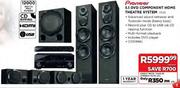 Pioneer 5.1 DVD Component Home Theatre System-Each