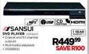 Sansui DVD Player-Each